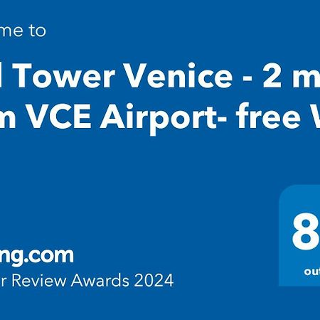 Red Tower Venice Apartment - 2 Mins From Vce Airport- Free Wifi Tessera Eksteriør bilde